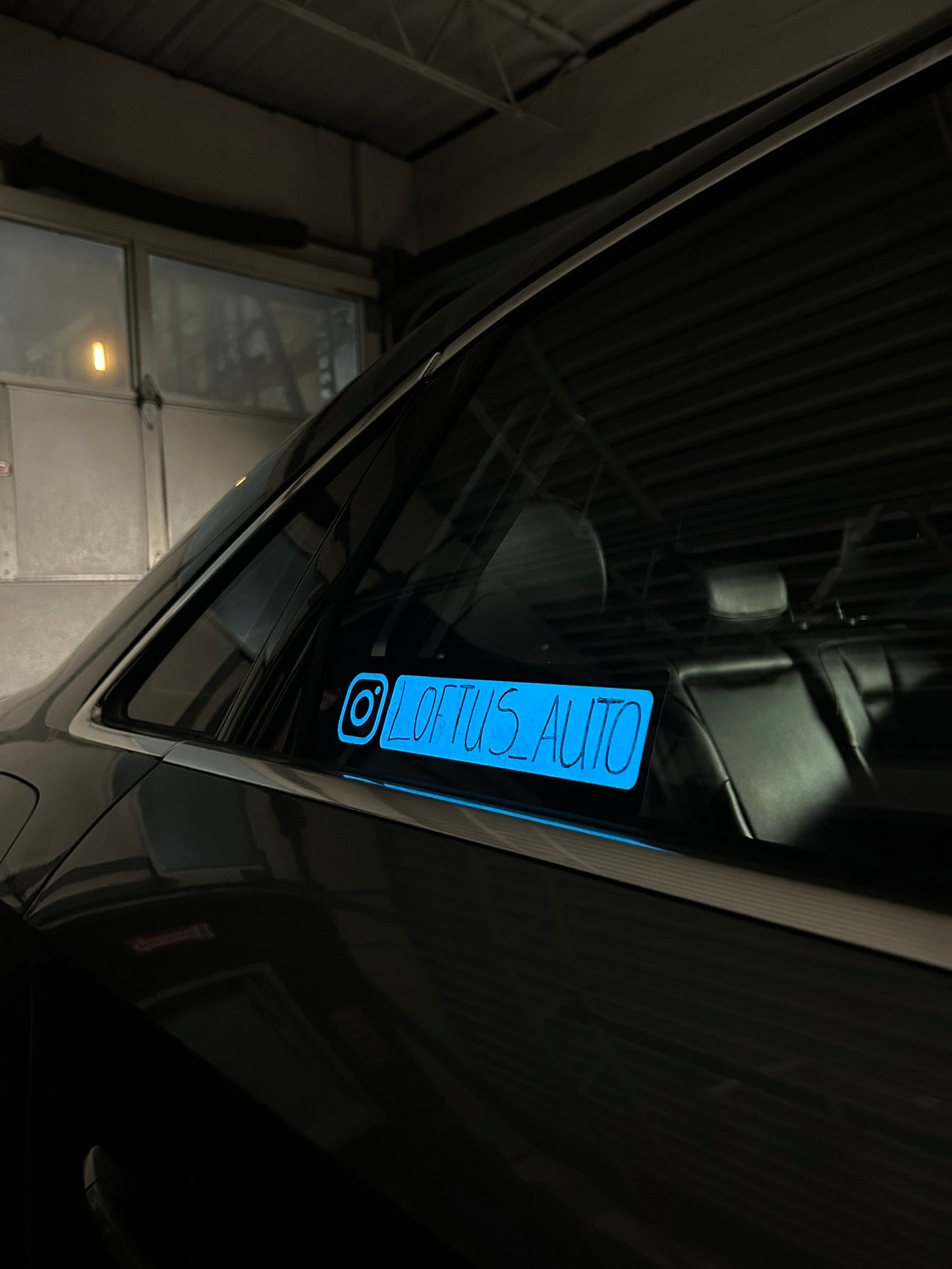 Instagram handle display